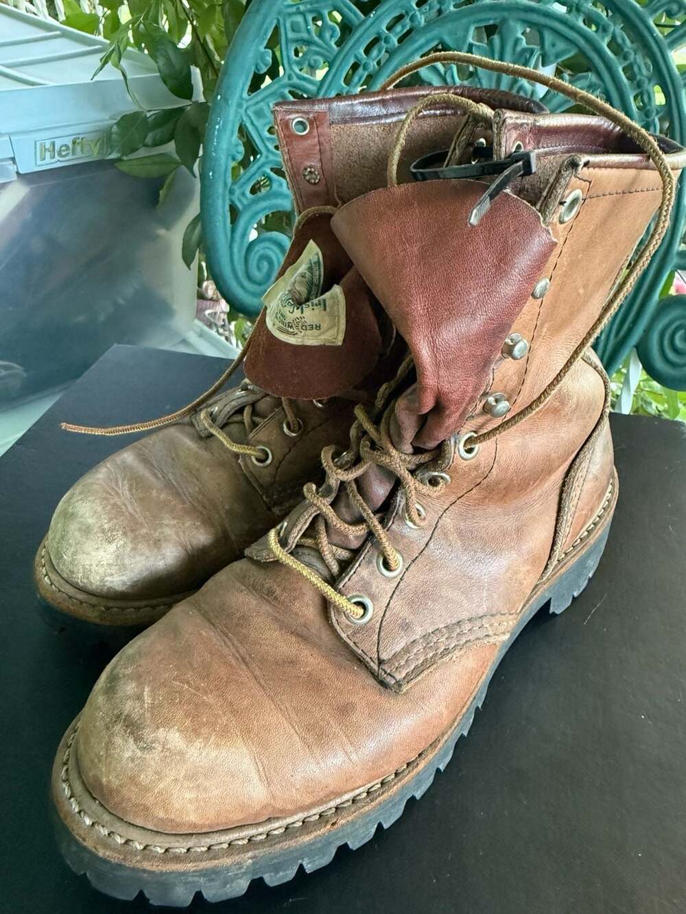 Vintage Red Wing Irish Setter Sport Hunting Boots 9 C